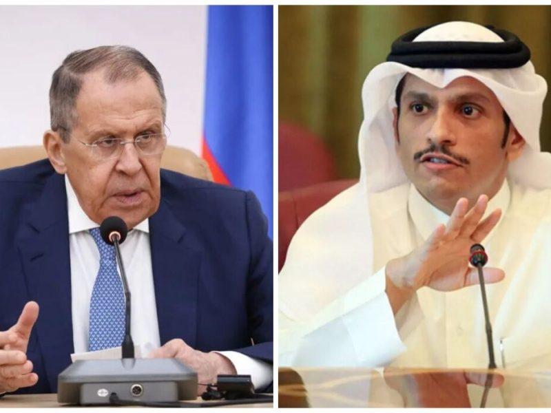وزیران خارجه روسیه و قطر درباره تنگه هرمز گفت‌وگو کردند