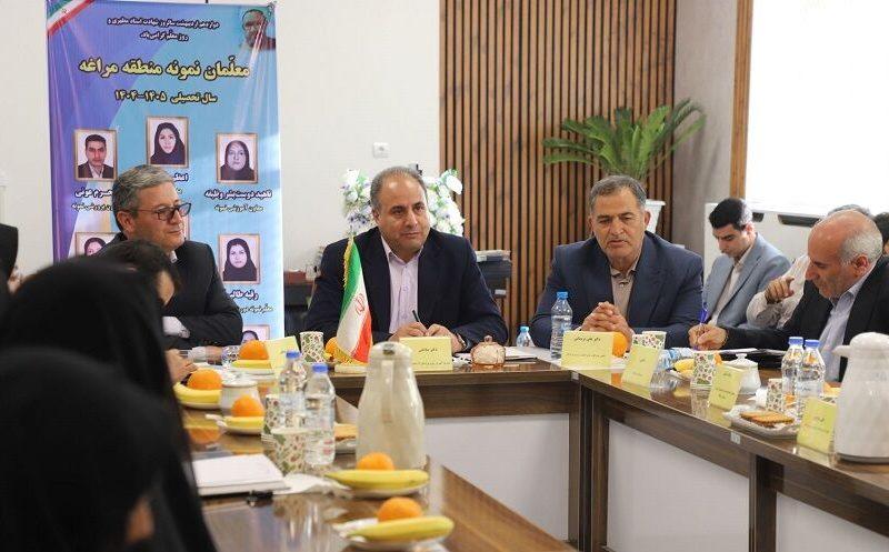 آسیب ساختمان آموزش و پرورش مراغه سند جنایت آمریکاست