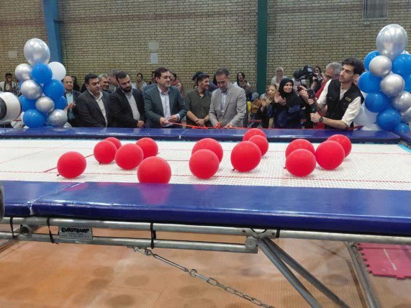 پرش بلند ژیمناستیک البرز با نخستین تشک ترامپولین؛ گامی تازه برای قهرمانیهای آینده