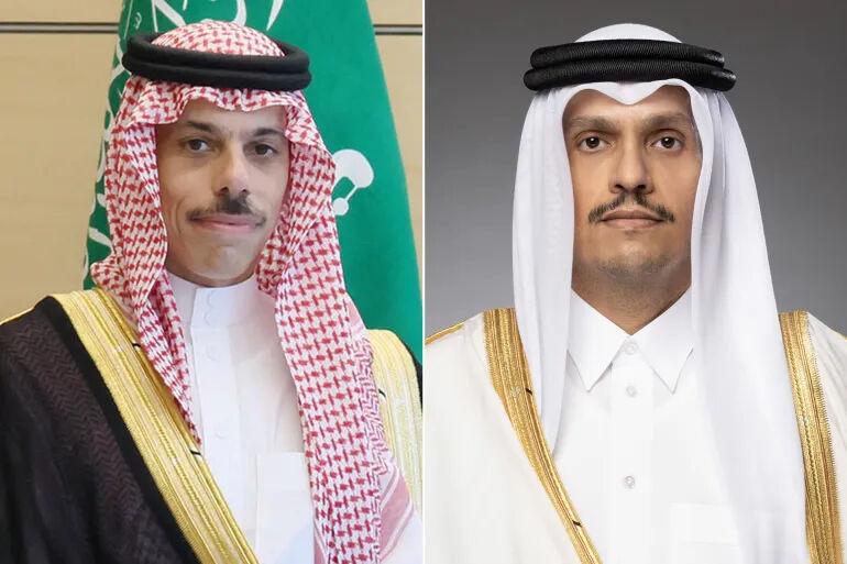 گفت و گوی وزرای خارجه قطر و عربستان درباره آتش بس میان ایران و آمریکا