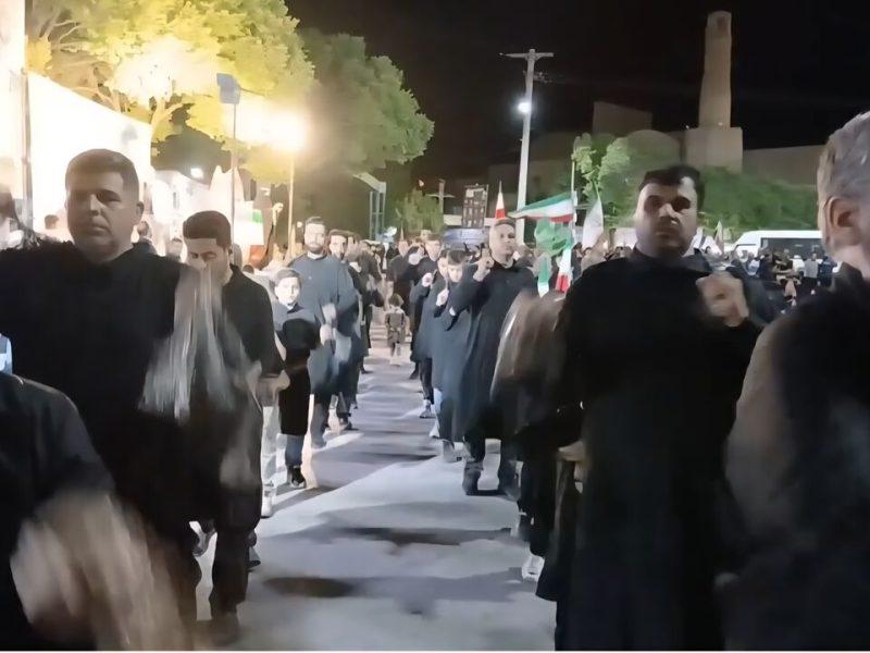 فیلم | زنجیرزنی عزاداران ابرکوه یزد در سوگ امام محمد تقی(ع)