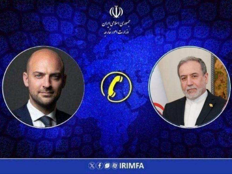 گفتگوی تلفنی وزرای امور خارجه ایران و فرانسه