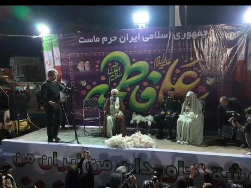 عهدی زیر آسمان؛ پیوند زوج جوان در شب همدلی ایلامی‌ها