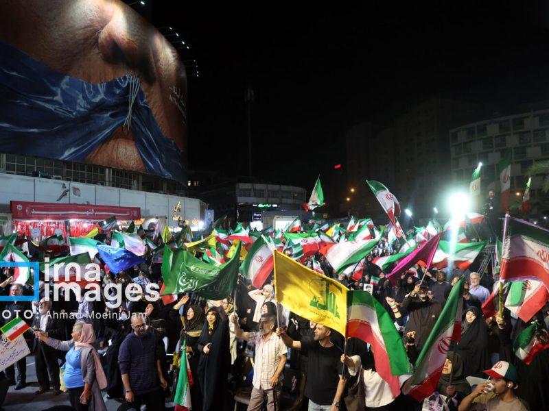میدان، خیابان و دیپلماسی ارکان دفاع ملی ایران مقابل متجاوزان هستند