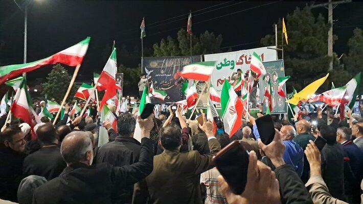 فیلم|حضور دلاور مردان نیروی زمینی ارتش جمهوری اسلامی در تجمع مردمی تربت‌حیدریه