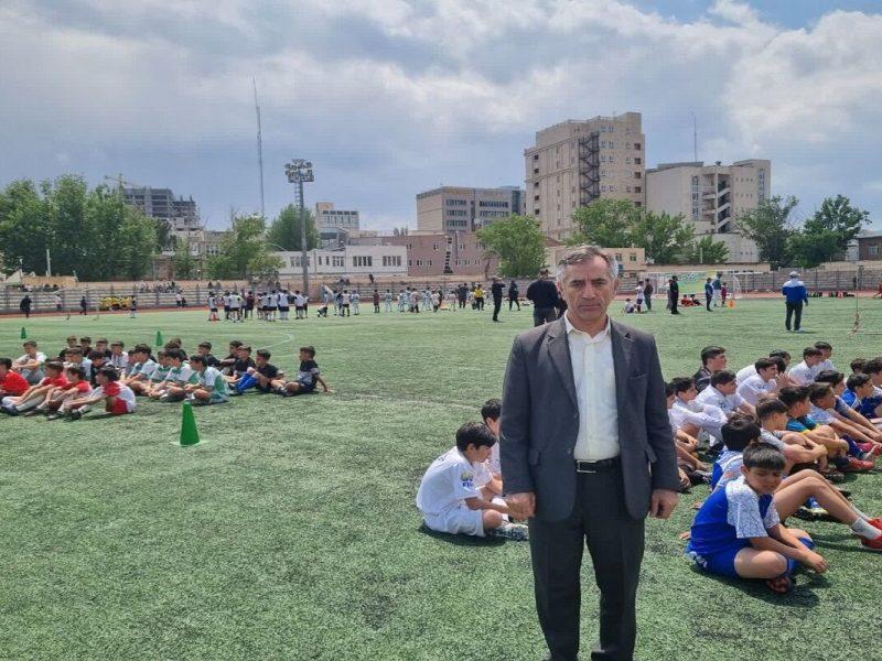 جشن سه هزار نفری فوتبال پایه در اردبیل برگزار شد