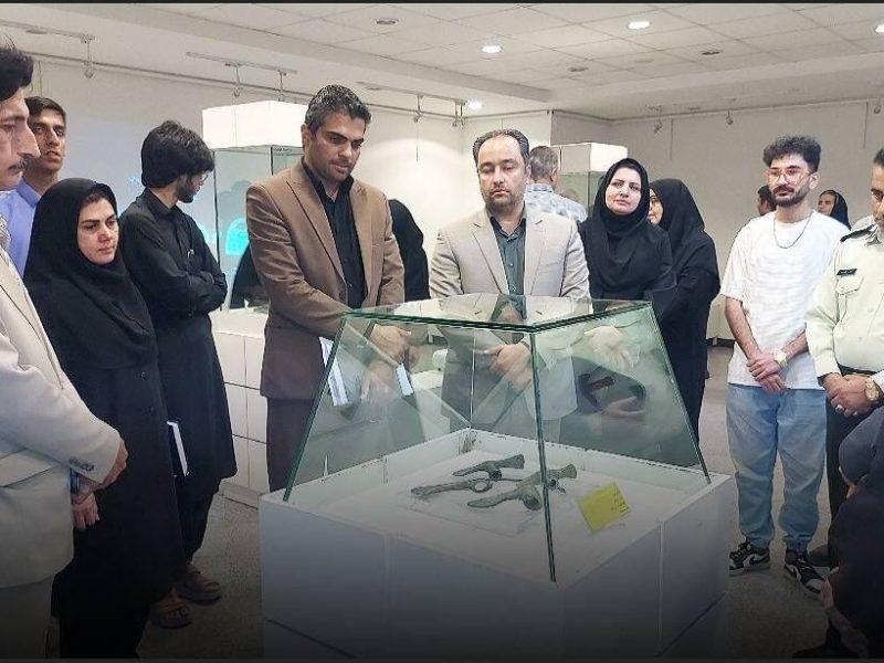 فیلم؛ نمایش ۸۸ شیء تاریخی توقیفی در موزه منطقه جنوب شرق