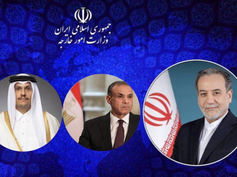تماس‌های تلفنی عراقچی با همتایان مصری و قطری