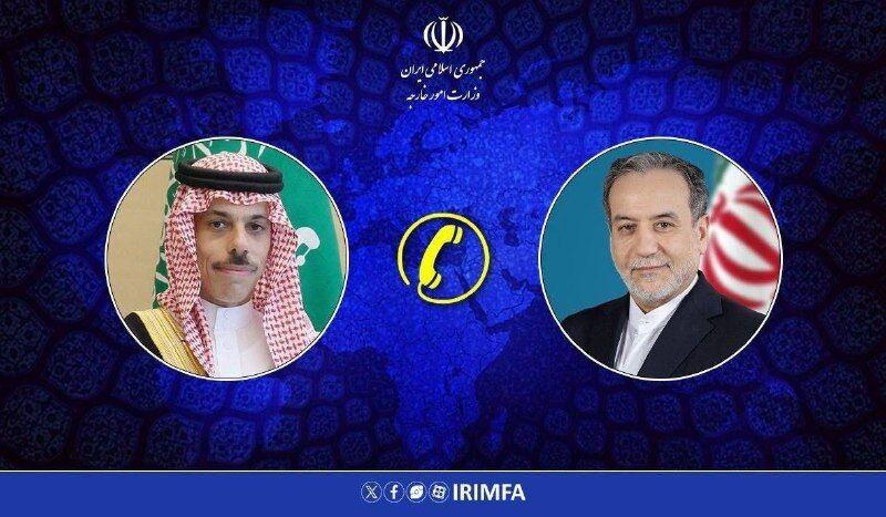 گفتگوی تلفنی وزرای امور خارجه جمهوری اسلامی ایران و عربستان