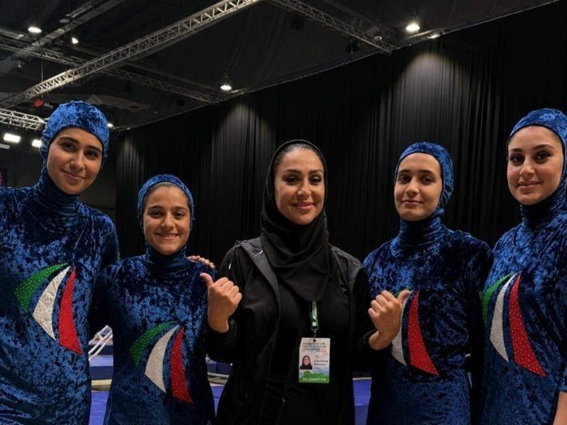 کار بزرگ ملی‌پوشان ترامپولین در قهرمانی آسیا؛ دختران ایران گل کاشتند