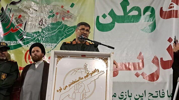 جانشین سپاه امام رضا(ع):ملت ایران به الگوی آزادی خواهان جهان تبدیل شده‌است