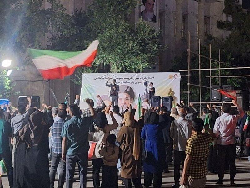 ۸۴ شب خیابان‌های بی‌خواب شیراز؛ از کودک تا سالمند در سنگر دفاع از ایران