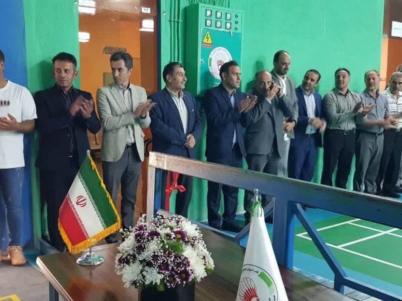 افتتاح سالن بدمینتون مجموعه ورزشی ۱۵ خرداد زنجان