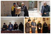 تحویل یادگاری‌های شهید والامقام مهدی شعبانی به خانواده‌اش در شیروان