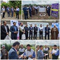 کلنگ زنی احداث ۱۰ واحد مسکونی در مانه توسط بنیاد خیریه وفاق سبز علوی 