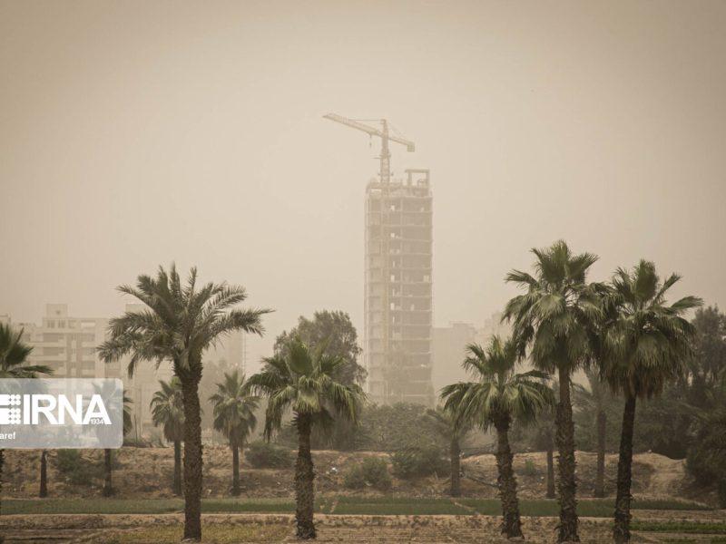هشدار زرد هواشناسی خوزستان نسبت به وقوع تند باد و گرد و غبار