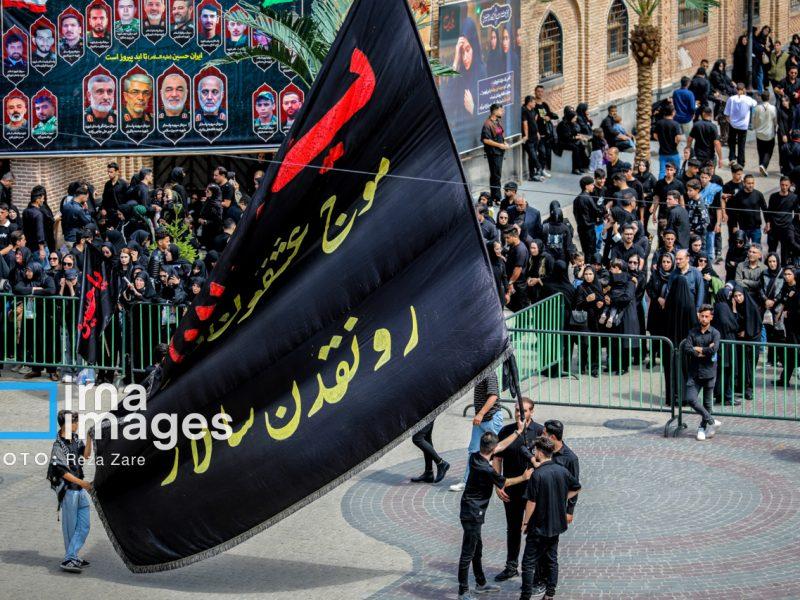فیلم / عزاداری محله اوچ توکان در بازار اردبیل