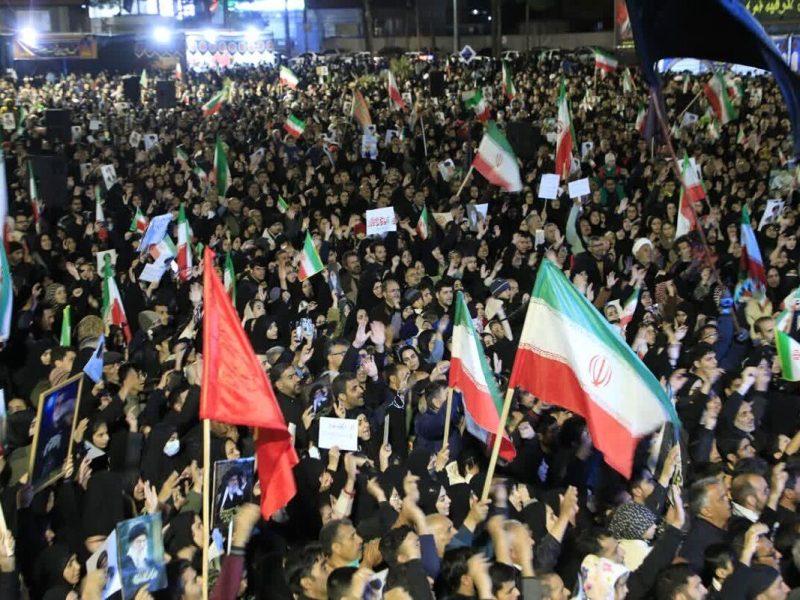 فیلم| موج ۱۰۲؛ بیرجند یکپارچه در کنار مردم لبنان و حافظان امنیت