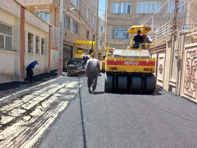 ۲۰ هزار تن آسفالت ریزی در شهر زنجان انجام شد