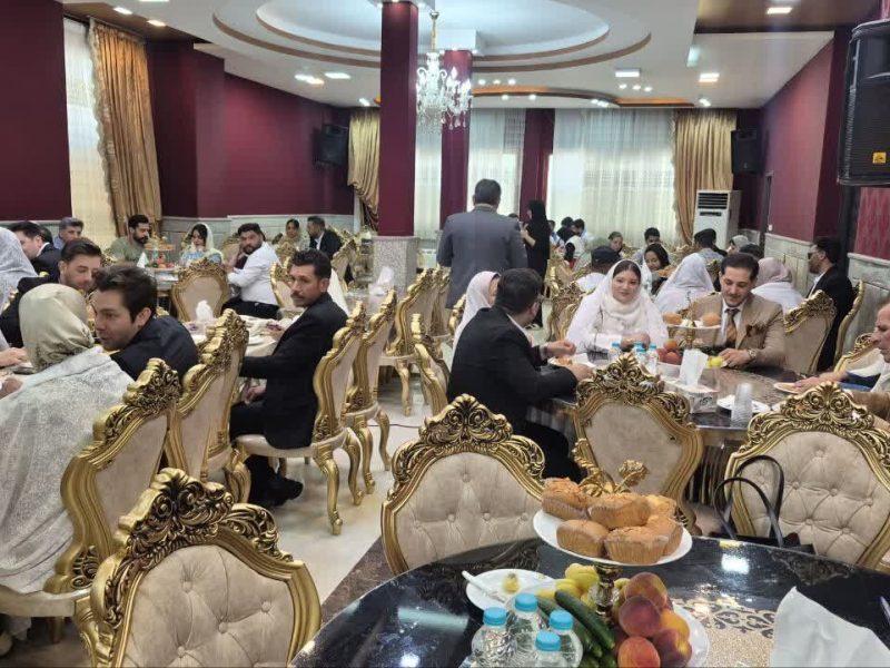 ۱۱۰ عروس و داماد زنجانی،‌ پیوند مهر خود را جشن گرفتند