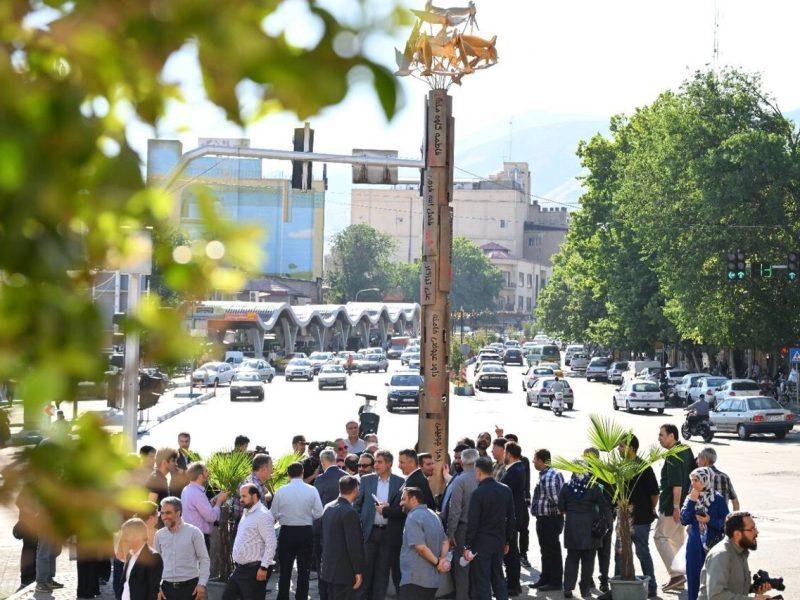 رونمایی از یادمان‌های شهدای «جنگ ۱۲روزه» در تهران