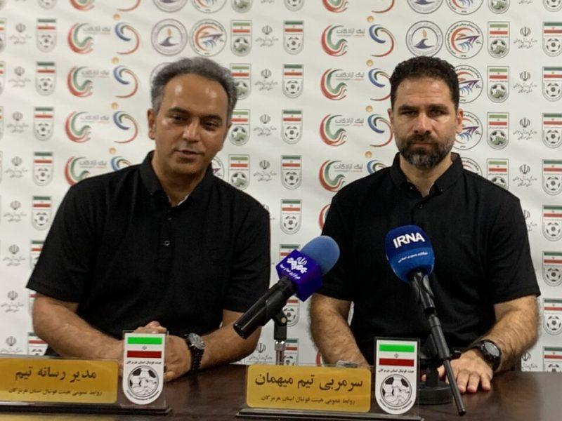 فیلم صادقی: بازی سختی مقابل شهرداری نوشهر داشتیم
