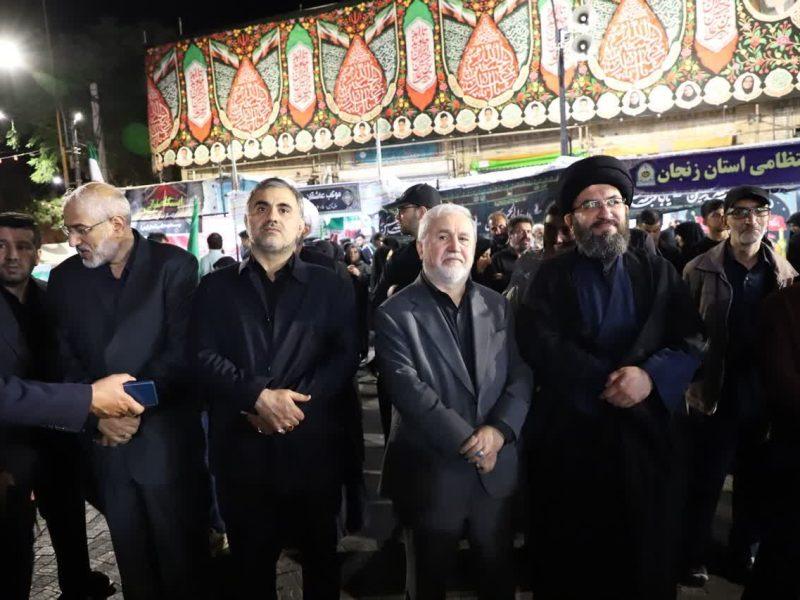 قائم مقام وزیر: آثار جنگ در حسینیه اعظم زنجان حفظ شود