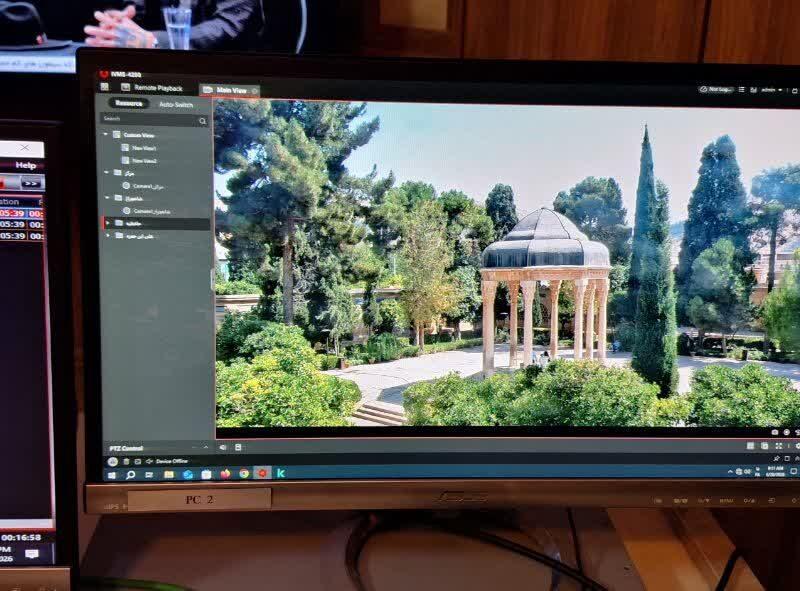 دوربین‌های ثابت پخش زنده در اماکن تاریخی و مذهبی شیراز راه‌اندازی شد