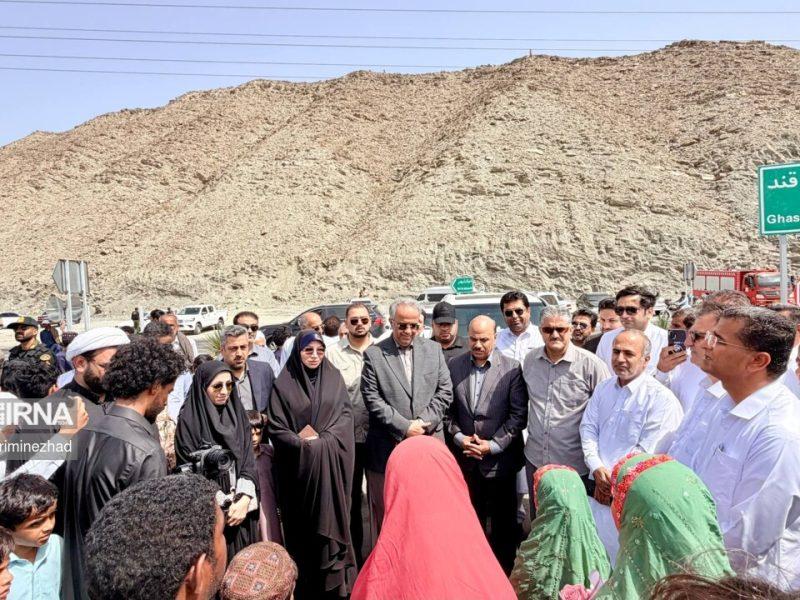 فیلم| افتتاح پل حمیری قصرقند با اعتبار ۵۰۰ میلیارد تومان