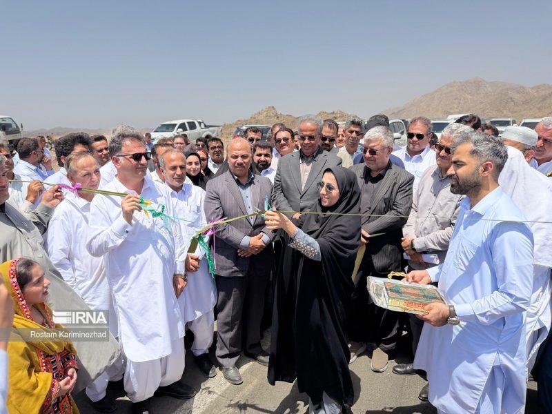 پایان ۱۶ سال چشمانتظاری؛ محور فنوج – تنگ سرحه به بهرهبرداری رسید