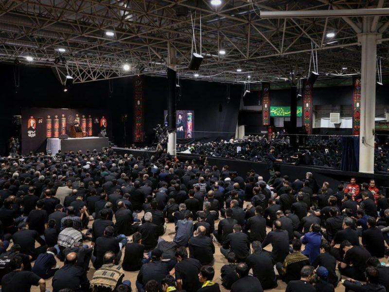 دومین شب مراسم عزاداری حضرت اباعبدالله الحسین(ع) از طرف رهبر انقلاب