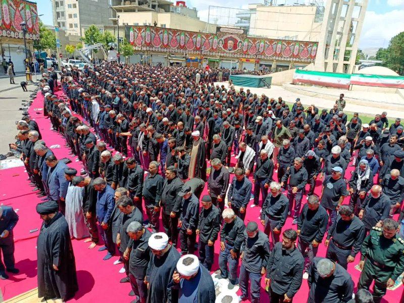 نماز ظهر عاشورا در زنجان اقامه شد