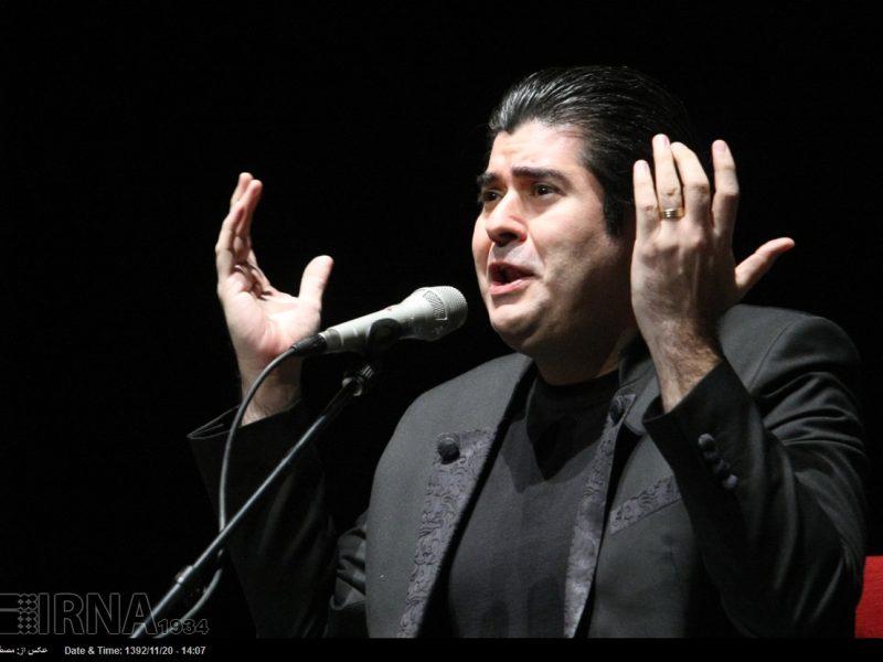 سالار عقیلی در کیش برای ایران می‌خواند