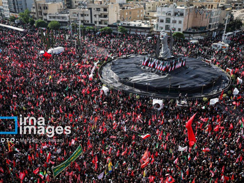 حضور گسترده مردم در تشییع رهبر شهید نشانگر تجدید بیعت با آرمان‌های انقلاب است