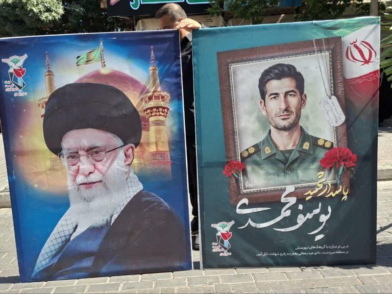 فیلم | تشییع پیکر مطهر شهید مدافع وطن در زنجان