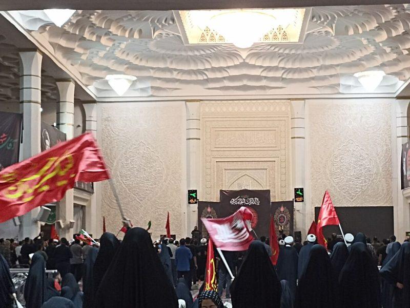 مراسم بزرگداشت رهبر شهید در حرم مطهر شاهچراغ(ع) برگزار شد