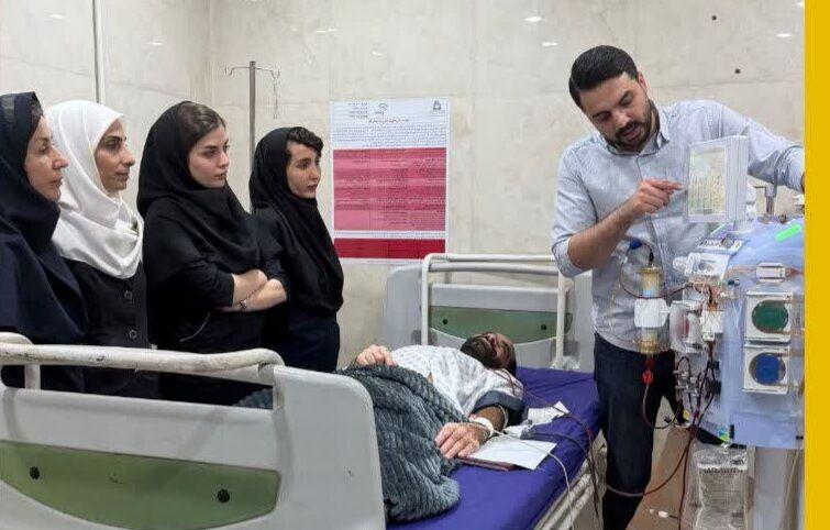 برای اولین بار در بیمارستان گلستان اهواز، دستگاه پلاسمافرز ویژه اطفال راه‌اندازی شد 
