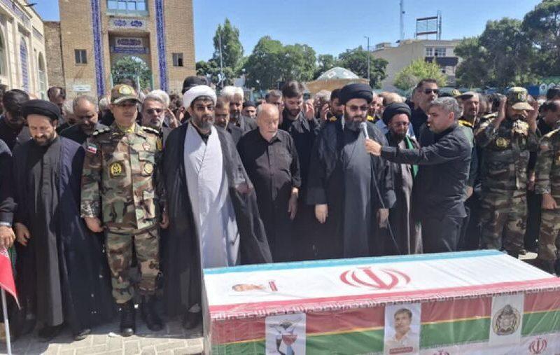 پیکر مطهر جانباز شهید در زنجان تشییع شد