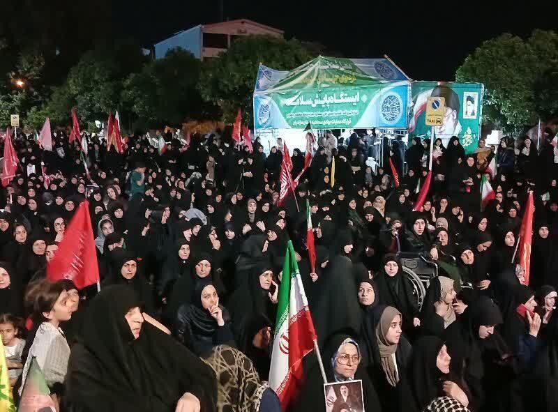 فیلم ا شکوه و حماسه در خیابان‌های مازندران در ایستگاه ۱۴۲