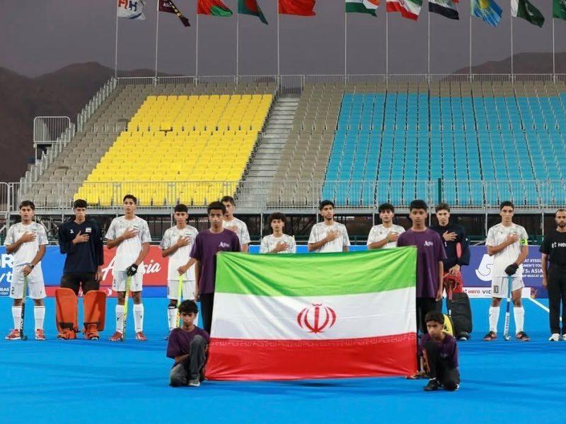 پیروزی تیم هاکی چمن نوجوانان پسر ایران در اولین تجربه بین‌المللی