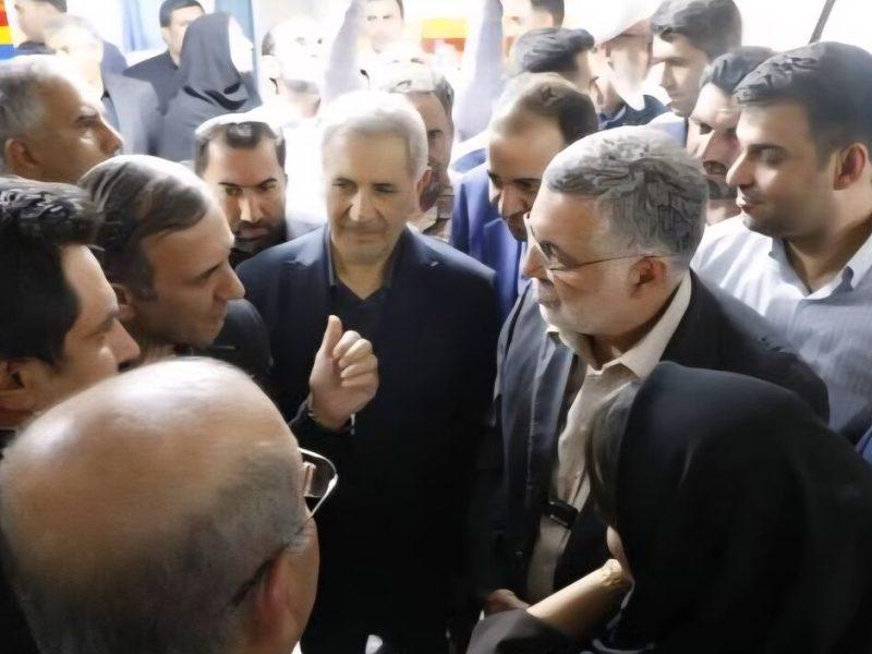 بازدید ظفرقندی از بیمارستان شهید فرج‌الله رضازاده در کوهچنار