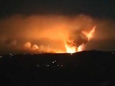شنیده شدن صدای انفجار در استان درعا سوریه