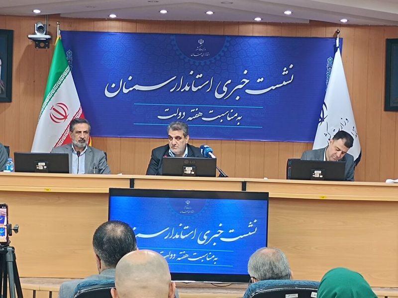 افتتاح و کلنگزنی ۱۰۱۴ طرح هفته دولت در سمنان با اعتبار ۳۵۴۶ میلیارد تومان + فیلم