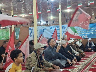 قشم در اربعین خاکسپاری قائد شهید امت، به سوگ نشست