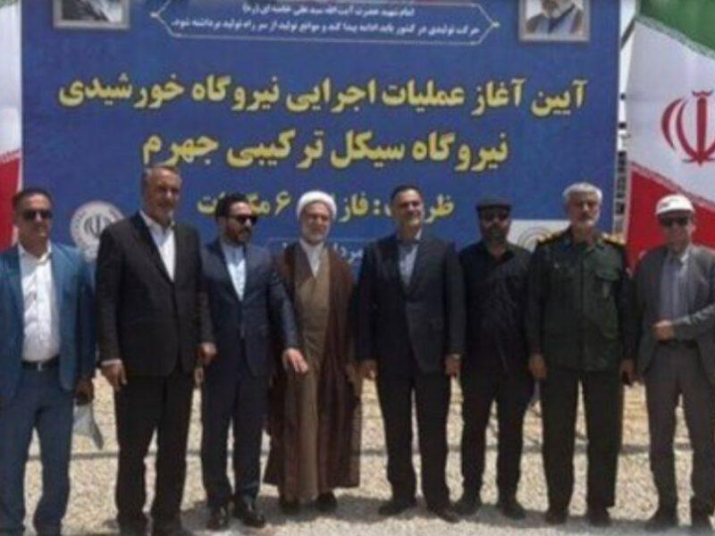 آغاز عملیات اجرایی ۲ پروژه کلان بزرگراهی و نیروگاهی در جهرم