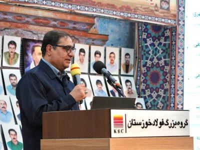 انتشار غبار در شرکت فولاد خوزستان کاهش یافت