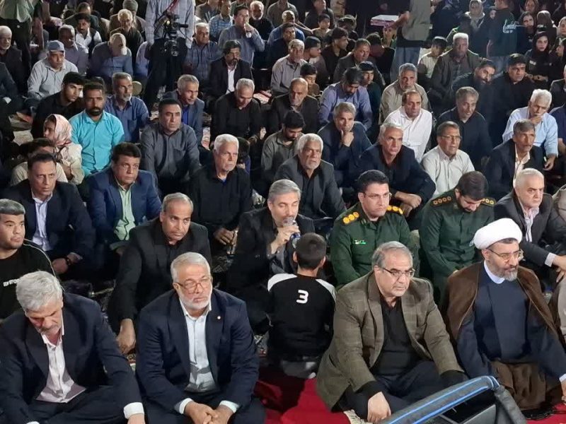 یادوارهای فراتر از جناحبندیها؛ تجدید عهد مردم عنبرآباد با شهید «روشان»برای مقاومت +فیلم